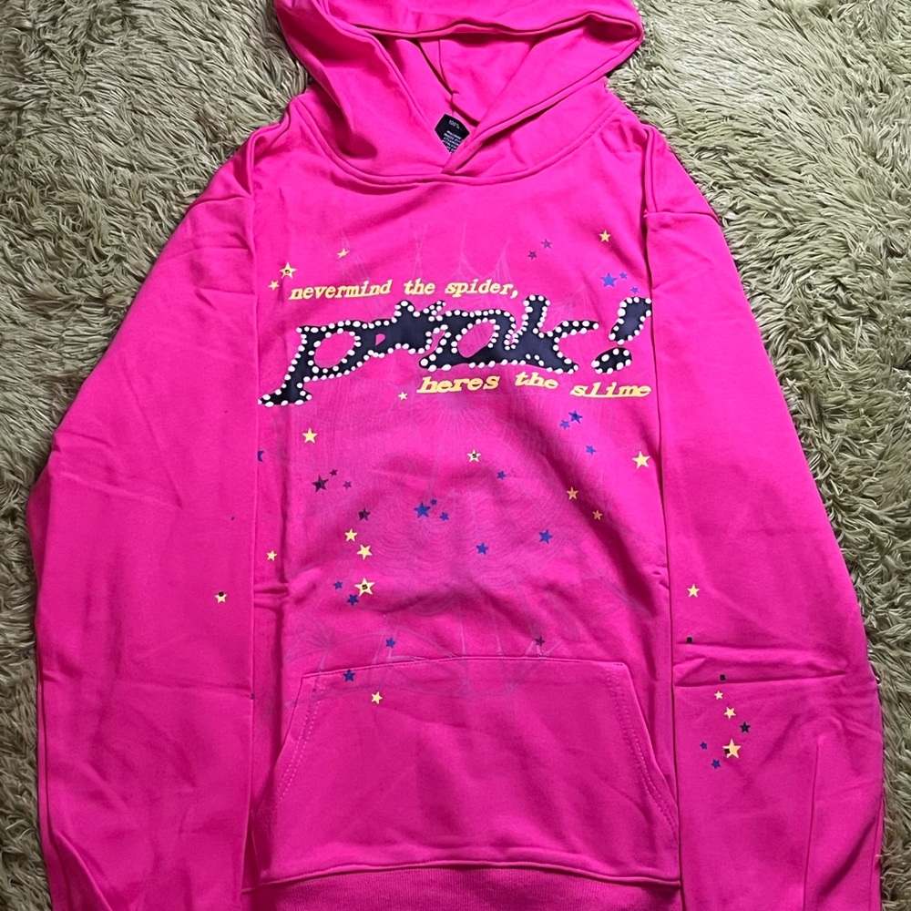 Spider Pink V2 Hoodie Pink